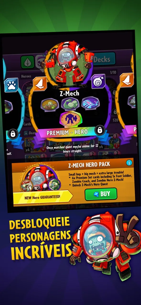 Plants vs. Zombies™ Heroes | Jogos | XWorld