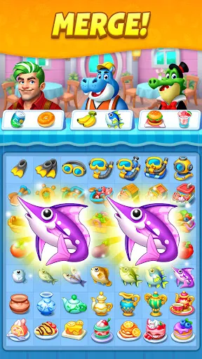 Merge Ocean - Story & Cooking | Permainan | XWorld