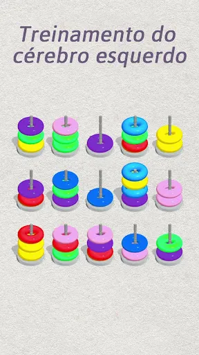 Puzzle Game: Color Hoop Sort | Jogos | XWorld