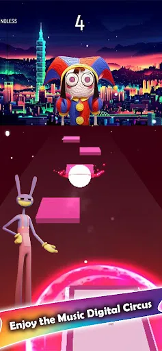 Pomni Digital Circus Tiles Hop | Permainan | XWorld