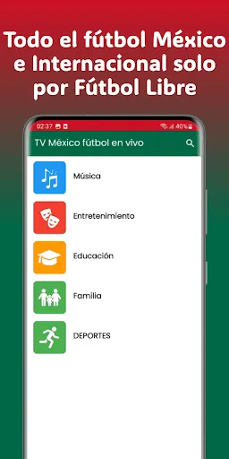 TV México fútbol en vivo | juego | XWorld