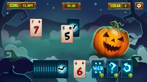 Halloween Solitaire Tripeaks | juego | XWorld