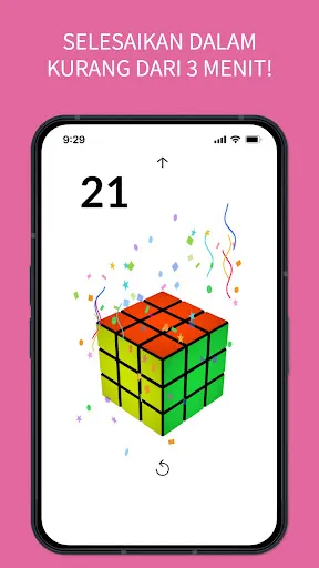 Rubik's Cube Solver | 21Moves | Permainan | XWorld Rubik's Cube Solver | 21Moves | Permainan | XWorld