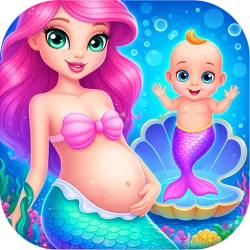 XWorld | Mermaid Mommy Baby Care Game