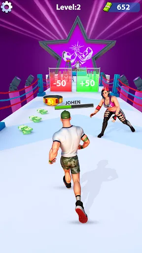 Wrestling Run: Muscles Battle | Permainan | XWorld