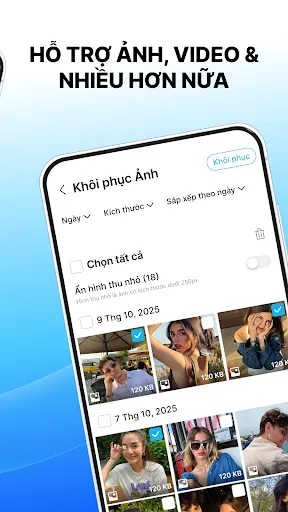 Khôi phục tệp: Ảnh & Video | Games | XWorld