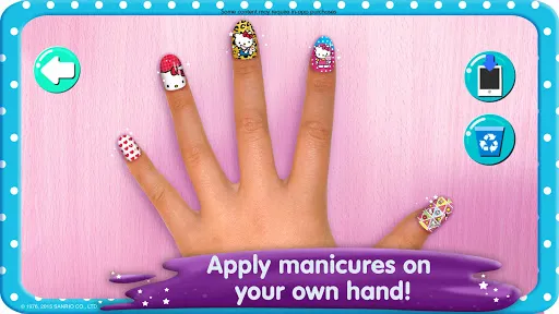 Hello Kitty Nail Salon | Games | XWorld