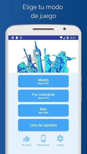 Capitales de países del mundo | juego | XWorld