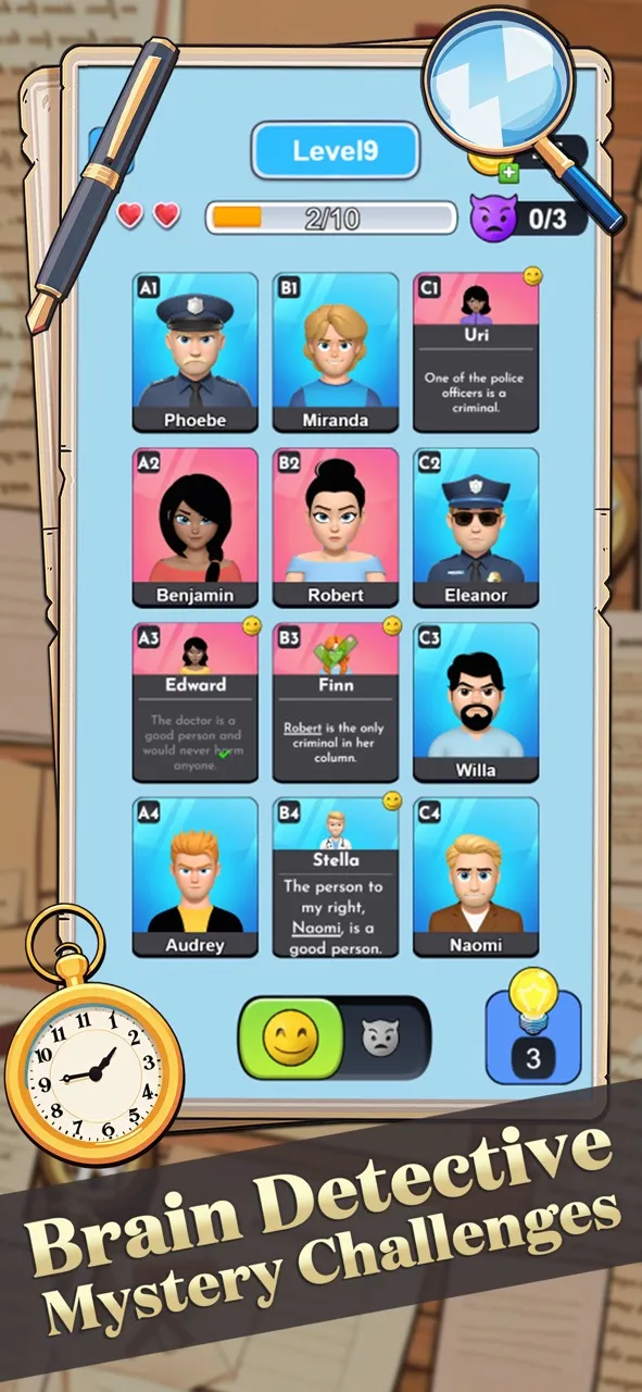 Brain Detective | Games | XWorld