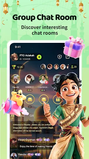 Mina-Voice Group Chat Rooms | Permainan | XWorld