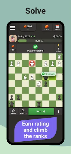 Brilliant Chess: Chess Puzzles | Permainan | XWorld