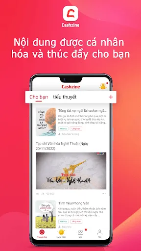 Cashzine - Đọc kiếm tiền | Games | XWorld