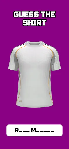 Guess The Football Shirt | Games | XWorld
