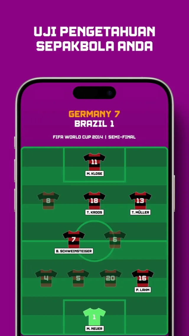 Tebak Formasi Sepak Bola | Permainan | XWorld