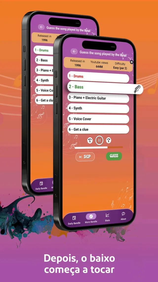 Bandle - Adivinhe a música | Jogos | XWorld