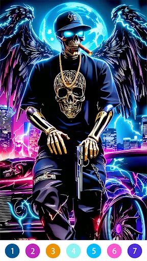 Rebel Gangster Coloring Pages | Игры | XWorld