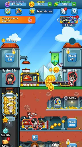 Idle Miner Tycoon: Minería oro | juego | XWorld