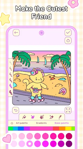 My Cute Friends: Coloring Book | Games | XWorld
