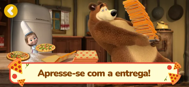 Masha e o Urso Pizza & Cozinha | Jogos | XWorld