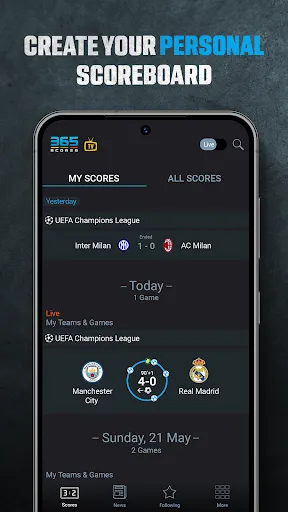 365Scores: Live Scores & News | Games | XWorld