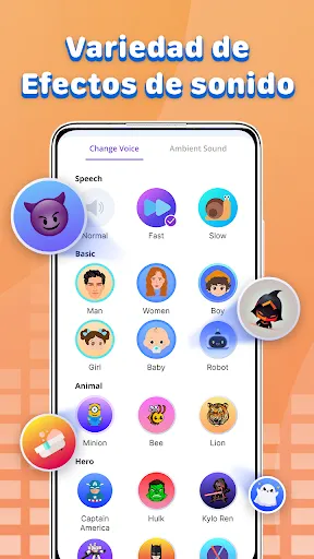 Cambiador de Voz por Efectos | juego | XWorld