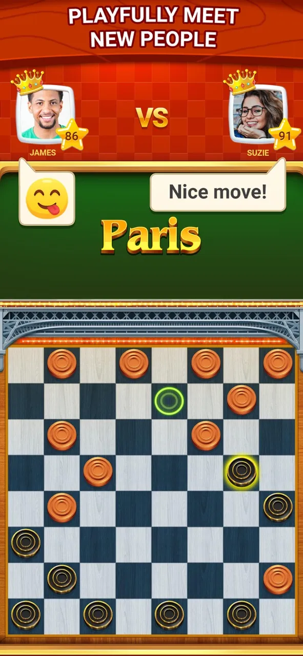 Checkers - Online & Offline | Games | XWorld