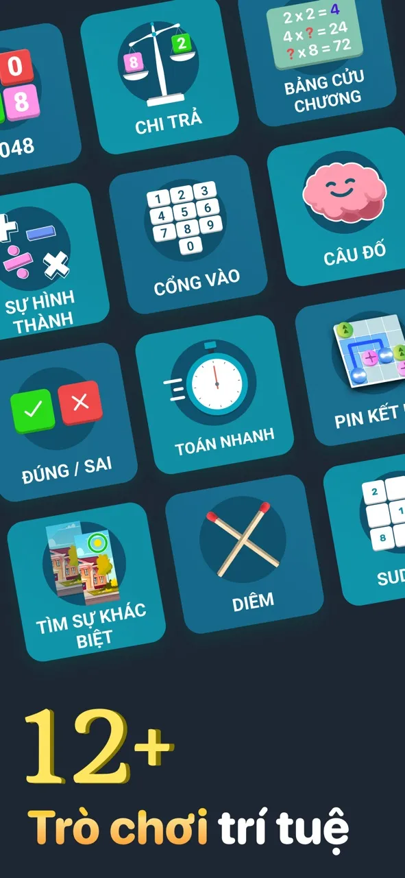 Trò chơi Toán học & Trí não | Games | XWorld