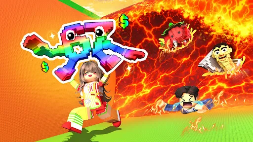 Escape Tsunami: Grab Brainrot | Игры | XWorld