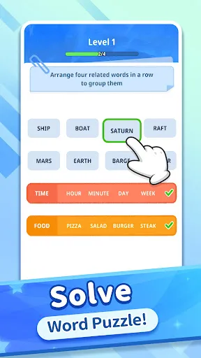 Associated Word Sort - Puzzle | 游戏 | XWorld