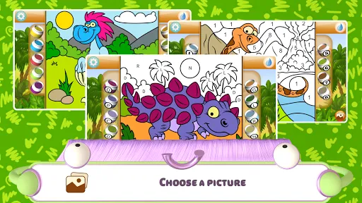 Dunia Dino: Buku Mewarnai | Permainan | XWorld