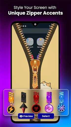 Layar Kunci Ritsleting Temas | 游戏 | XWorld