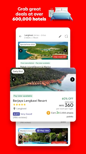 AirAsia MOVE: Flights & Hotels | Games | XWorld