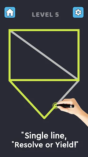 Single Line Puzzle Drawing | 游戏 | XWorld