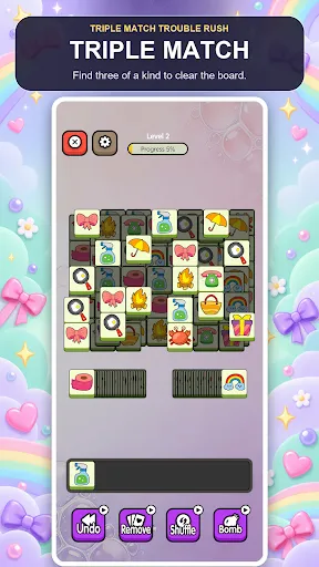 Triple Match Trouble Rush | Permainan | XWorld Triple Match Trouble Rush | Permainan | XWorld