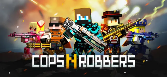 Cops N Robbers:Pixel Craft Gun | Games | XWorld