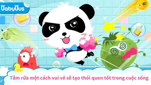 เวลาอาบน้ำของแพนด้าน้อย | Permainan | XWorld