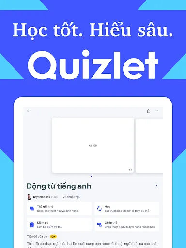 Quizlet: Tạo flashcard | Games | XWorld