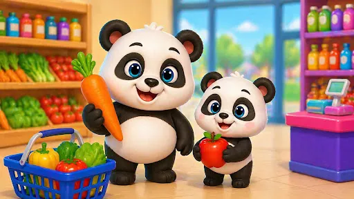 Panda's Supermarket Adventure | Games | XWorld
