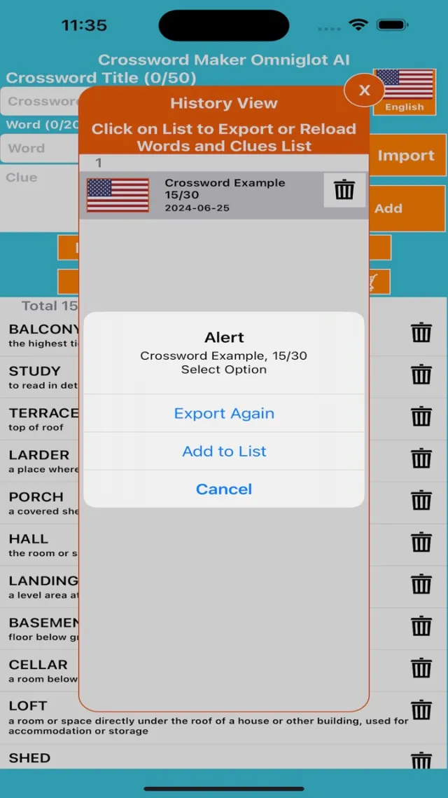 Crossword Maker Omniglot | Games | XWorld