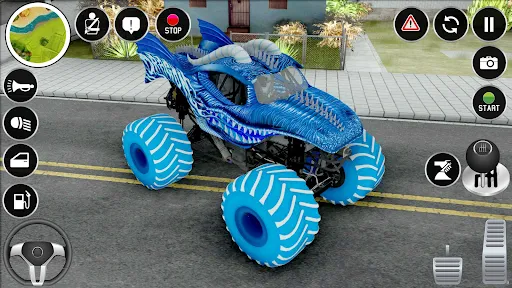 4x4 Monster Truck Stunt Games | 游戏 | XWorld