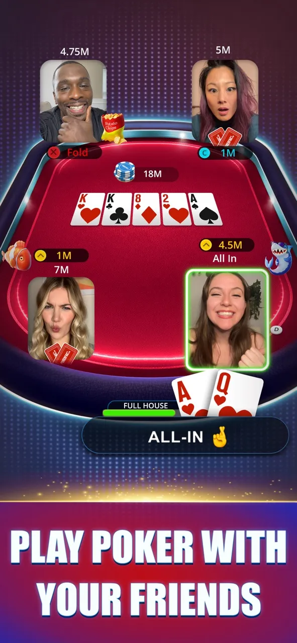 Poker Face: Texas Holdem Live | Games | XWorld