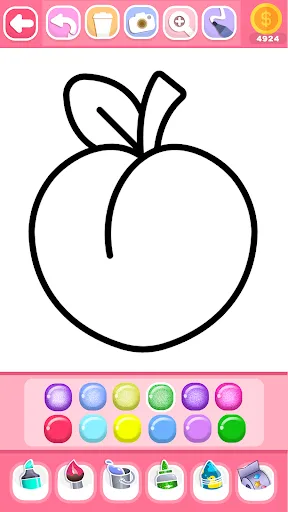 Fruits Coloring Book For Kids | Permainan | XWorld