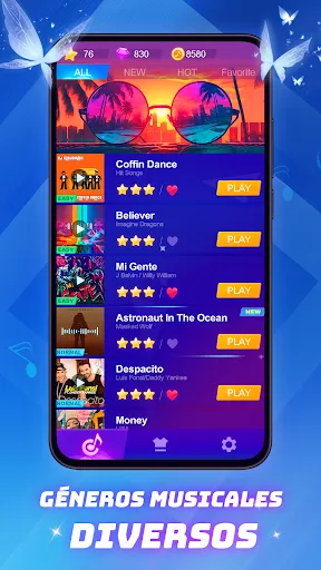 Piano Beat: Rhythm Stars | juego | XWorld