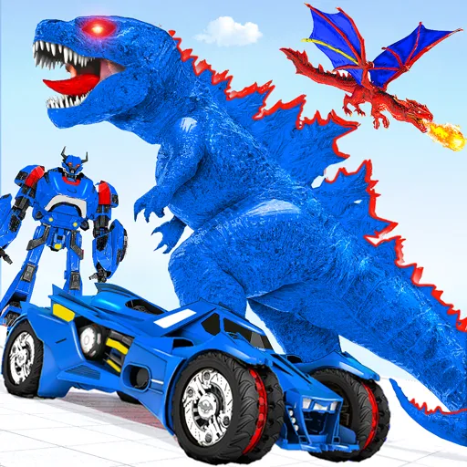 Dino Transform Robot Car Game | juego | XWorld