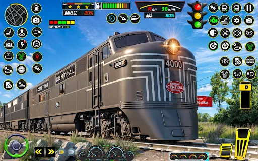 Latih Simulator-Game Kereta AS | Jogos | XWorld