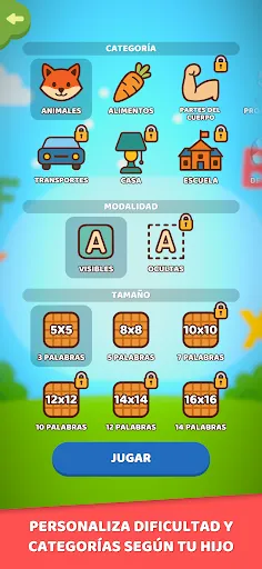 Sopa de Letras para Niños | juego | XWorld