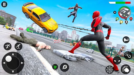 Cuerda Araña Héroe Crimen | juego | XWorld