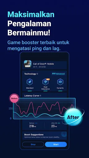 GearUP Game booster: Anti lag | Permainan | XWorld