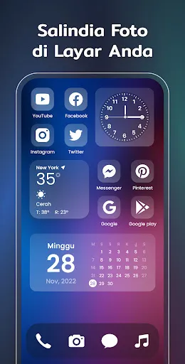 Widget & Tema Warna: iWidgets | Permainan | XWorld