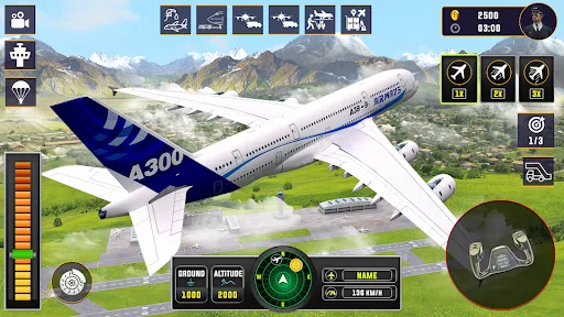 Real Airplane Flight Sim 3D | Permainan | XWorld